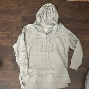 Aerie Soft sage green/gray Hooded Sweater